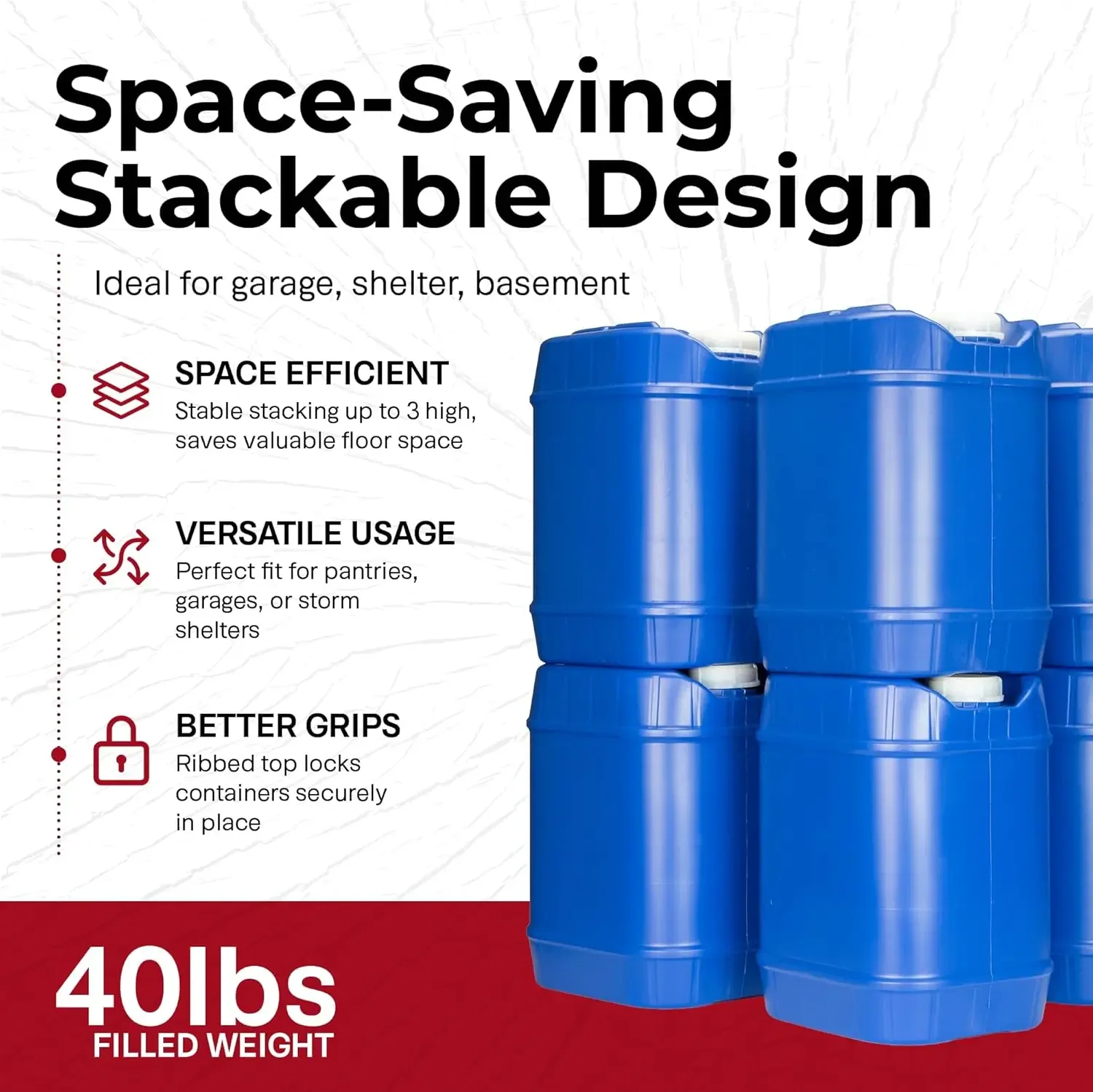 Food Storage For Long Term - Legacy Food Storage Emergency Water Storage