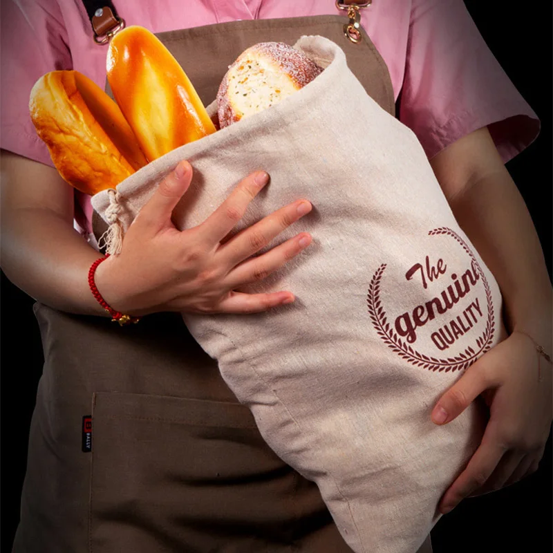Food Storage Plants - Linen Bread Bag Reusable Bags For