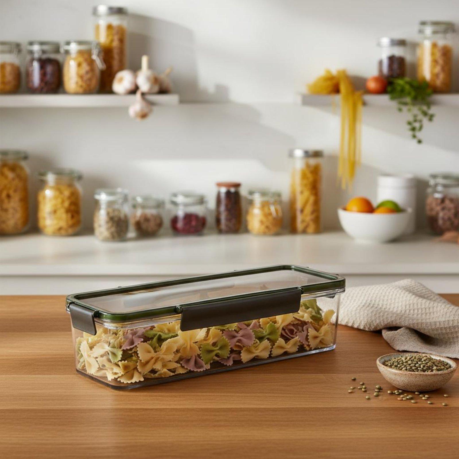 Food Storage For Long Term - Kitchen Noodle Canister with Silicone Gasket