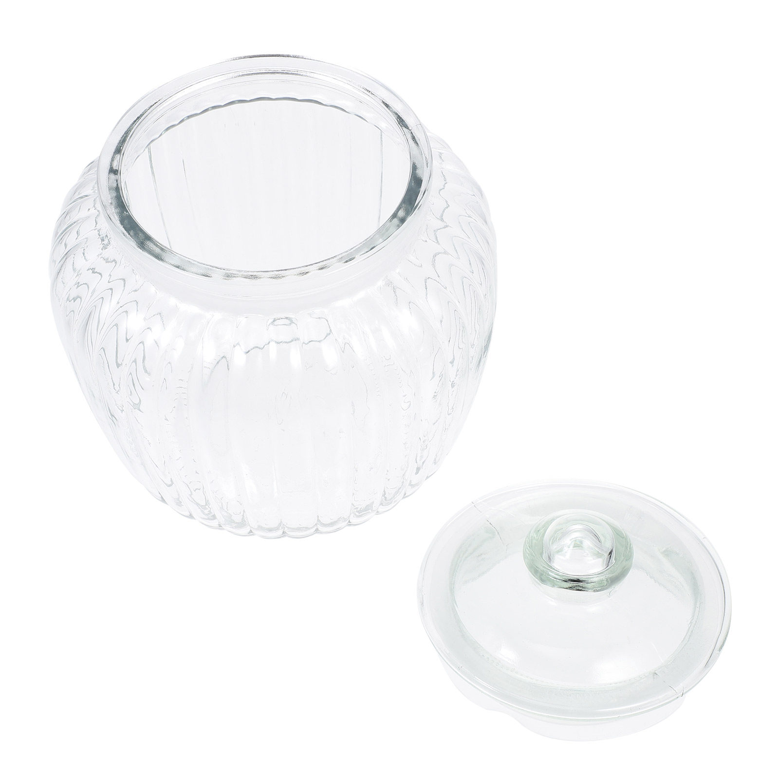 Food Storage Glass Set - Sturdy Glass Pickle Storage Jar Large