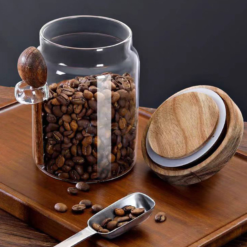 Food Storage Plastic Container - Transparent Glass Food Storage Canister with