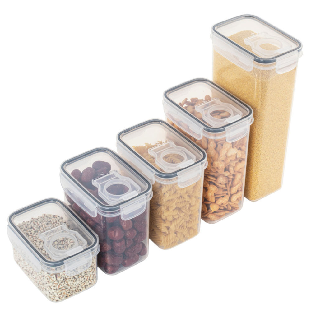 Food Storage Kitchen Container Set - Sealed Plastic Food Storage Box Cereal