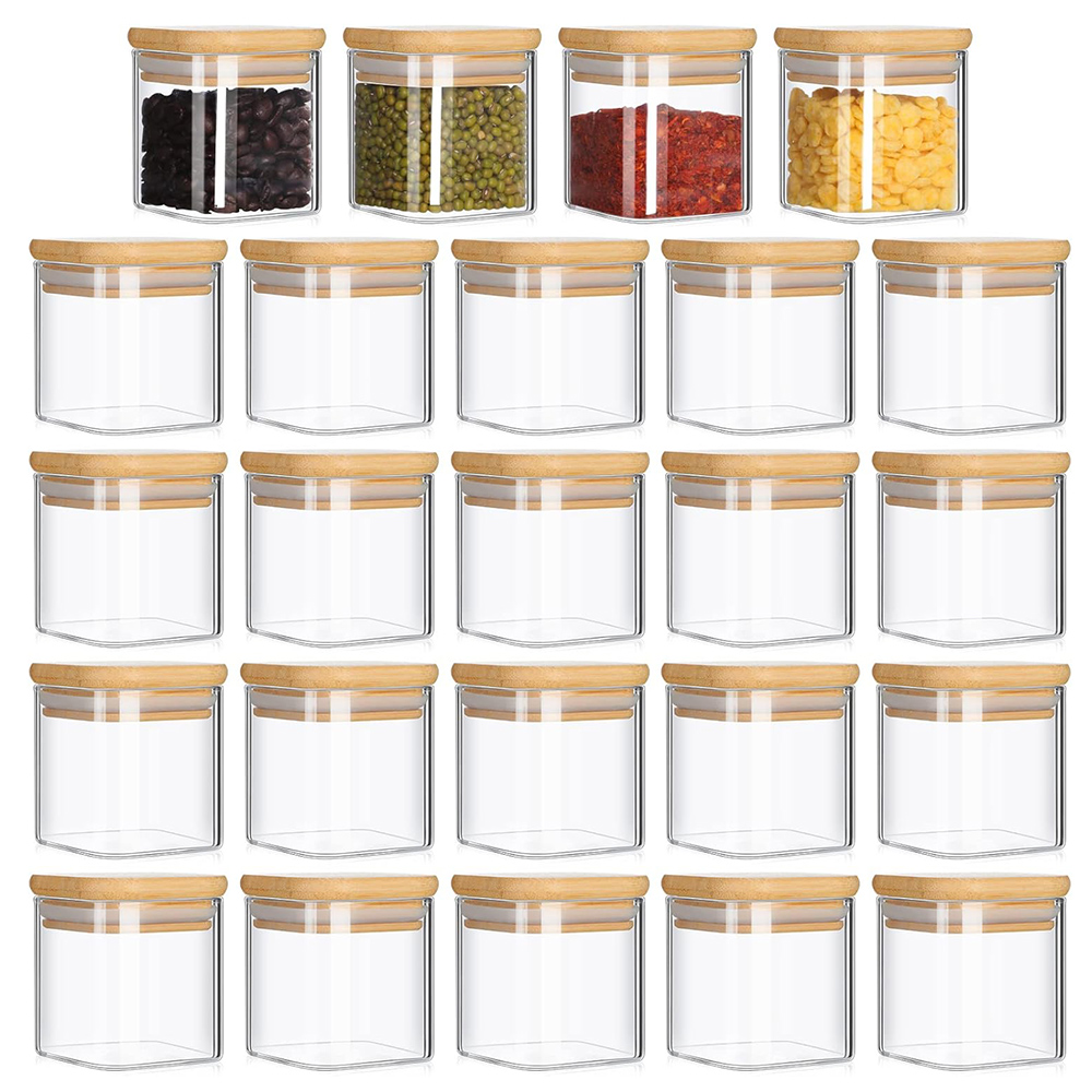 4oz 6Packs Glass Jars Set with - Food Storage Glass Set review and price