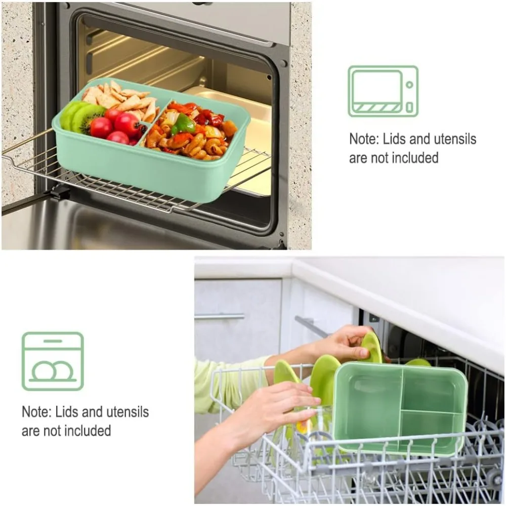 1200ML Bento Lunch Box For Adu - Glass Meal Prep Container review and price