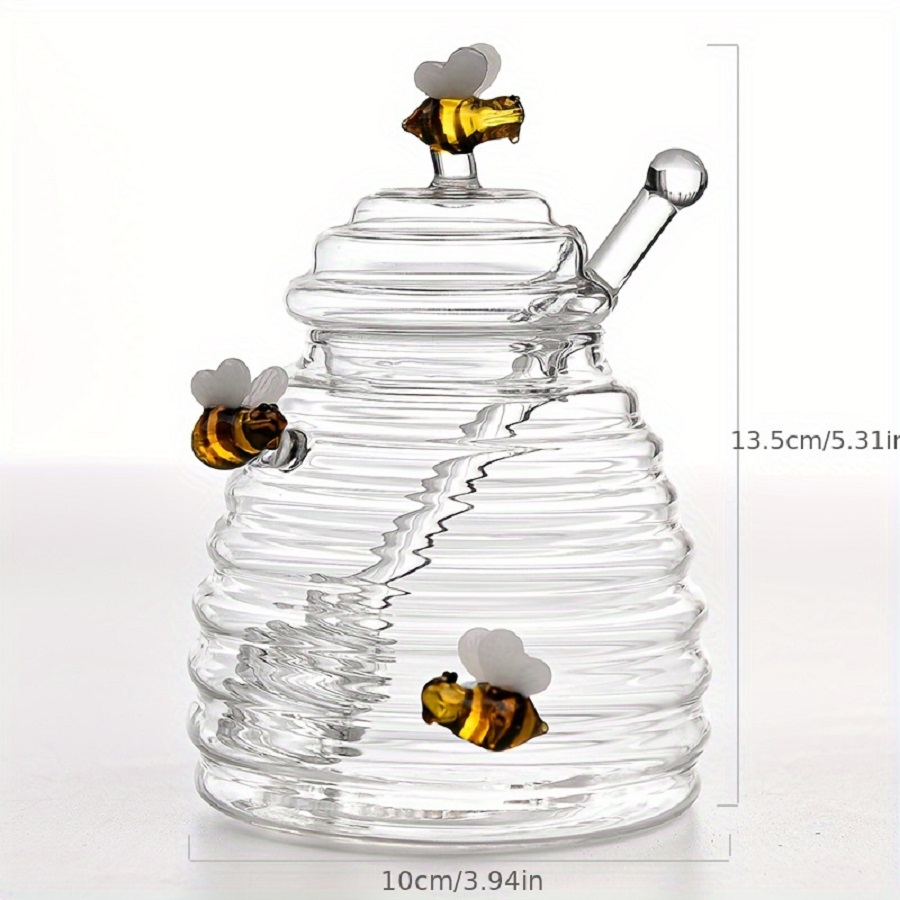 Glass Honey Jar with Dipper &  - Glass Meal Prep Container review and price