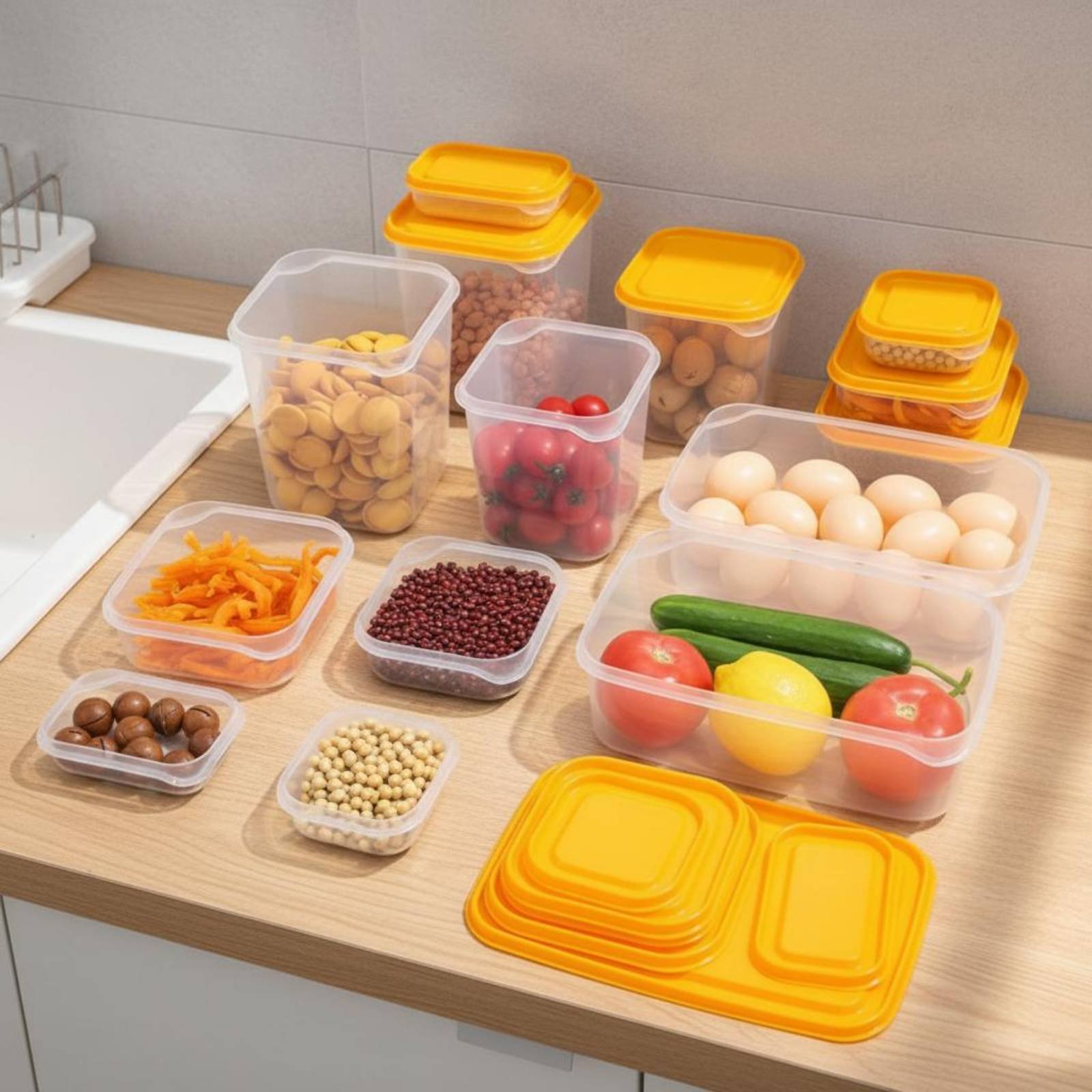 17 Pieces Fridge Storage Box S - Food Storage Plastic Container review and price