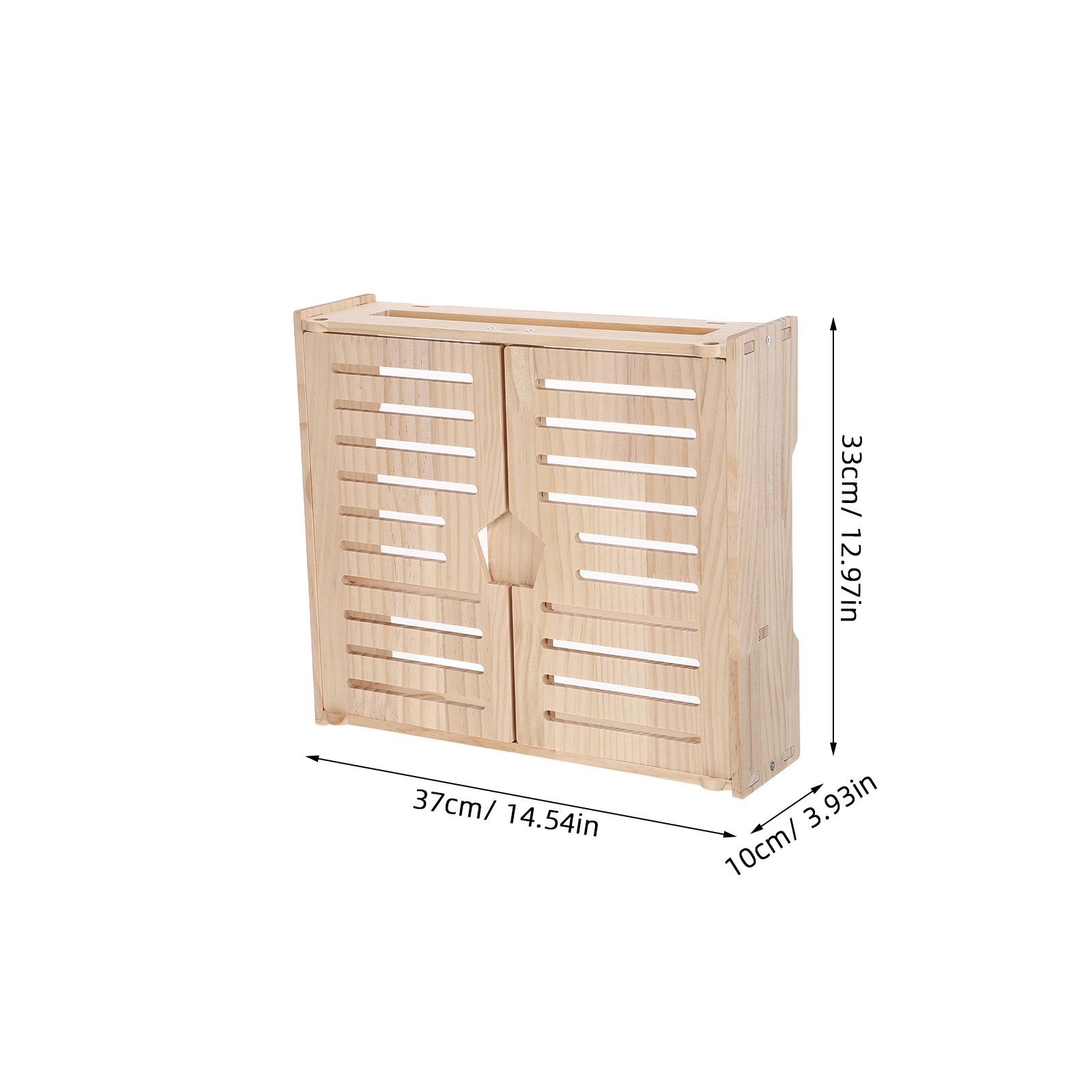 2-Layer Wood WiFi Router Stora - Food Storage Boxes review and price