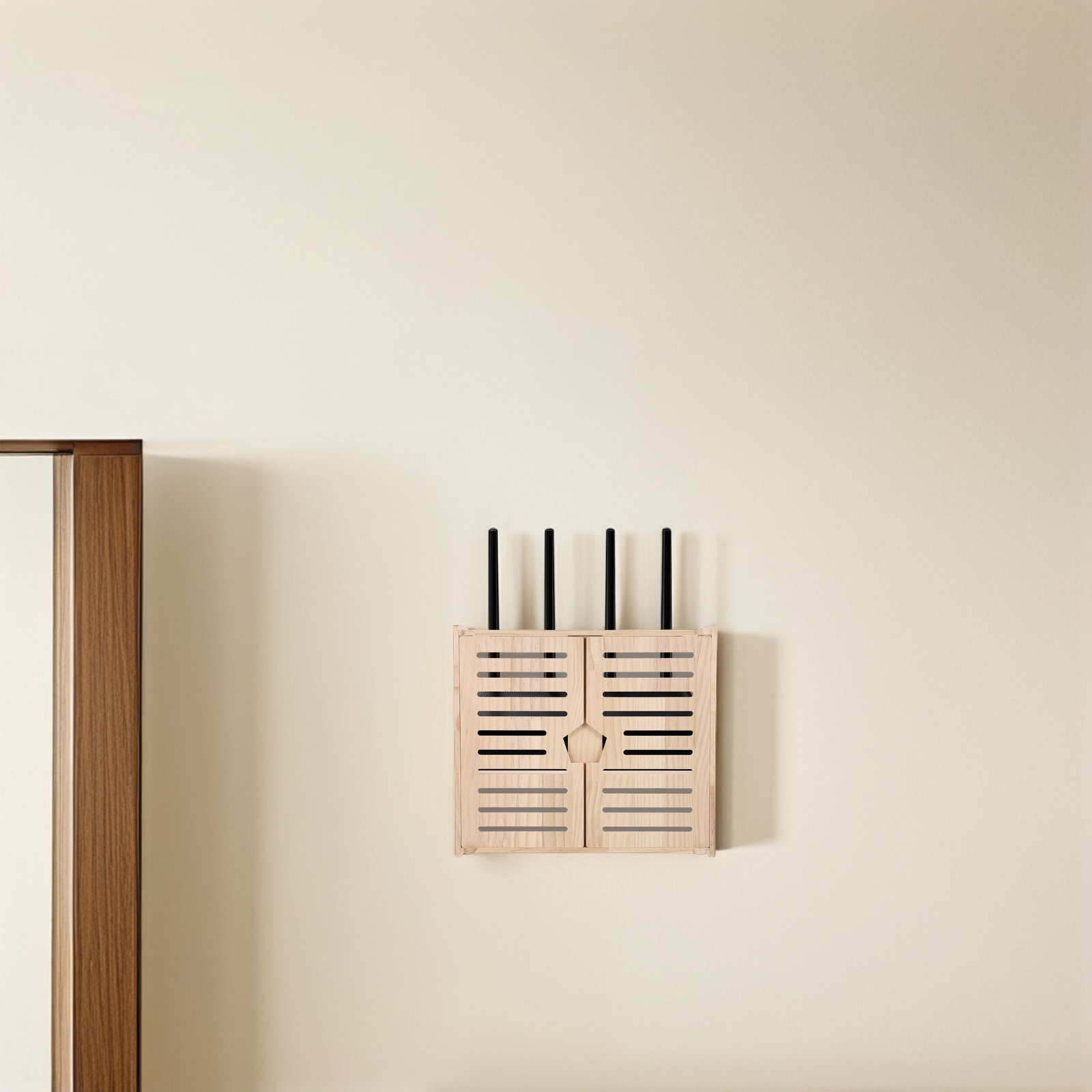 2-Layer Wood WiFi Router Stora - Food Storage Boxes review and price