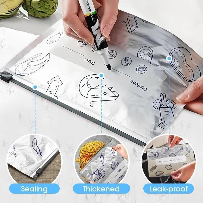 30Pcs Zipper Lock Aluminum Foi - Food Storage Non Toxic review and price