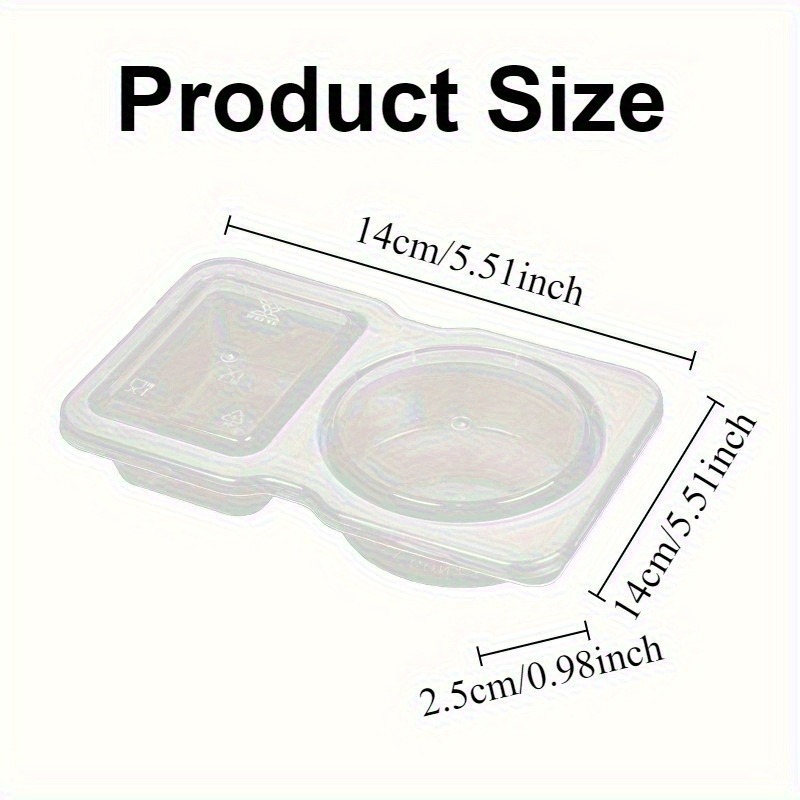 5/10/20PCS Double Compartment  - Portion Control Container review and price
