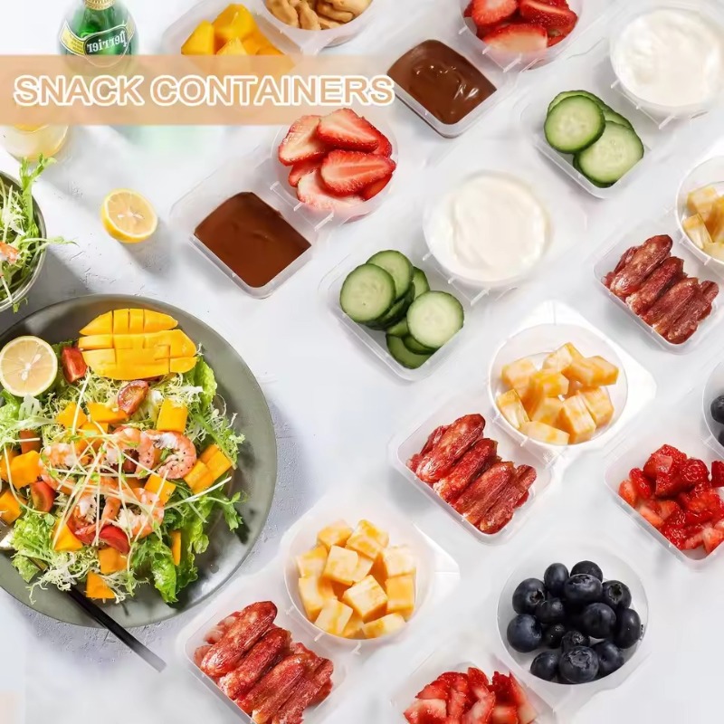 5/10/20PCS Double Compartment  - Portion Control Container review and price