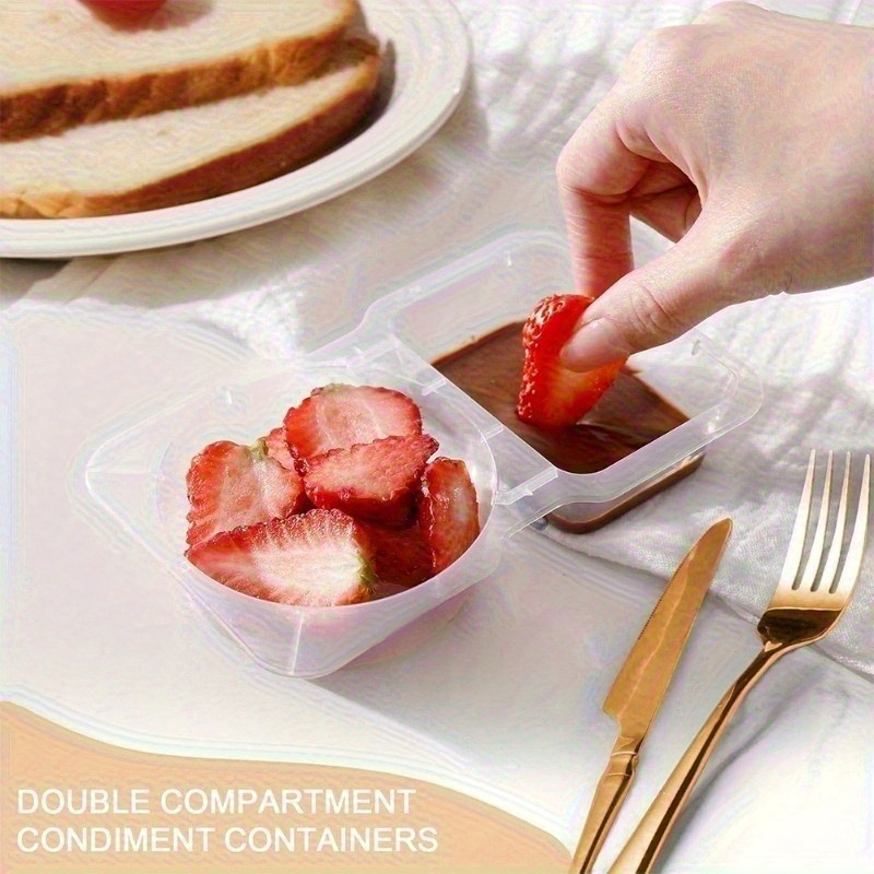 5/10/20PCS Double Compartment  - Portion Control Container review and price