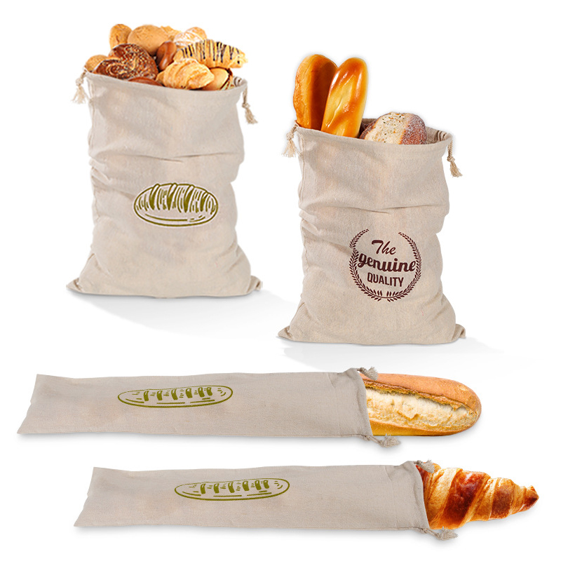 Linen Bread Bag Reusable Bags  - Food Storage Plants review and price