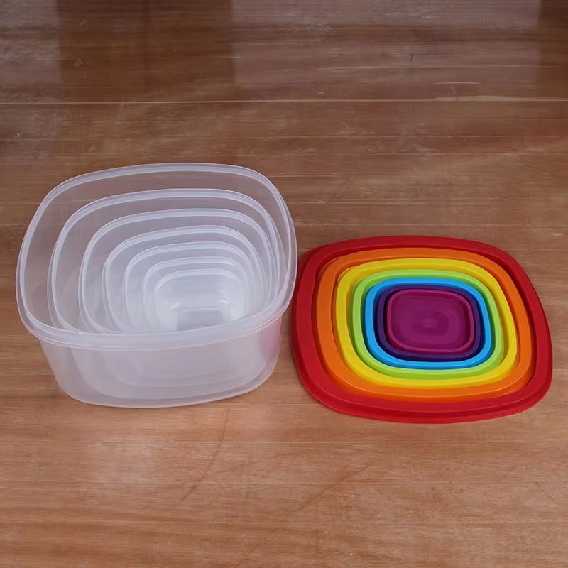 Rainbow 7pcs Food Container Pl - Food Storage Plastic Container review and price