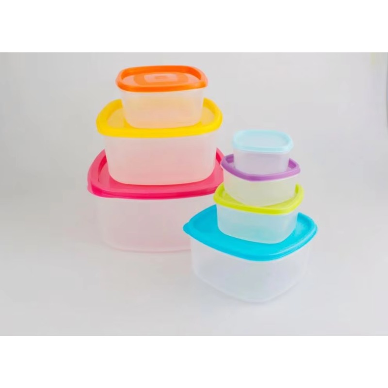 Rainbow 7pcs Food Container Pl - Food Storage Plastic Container review and price