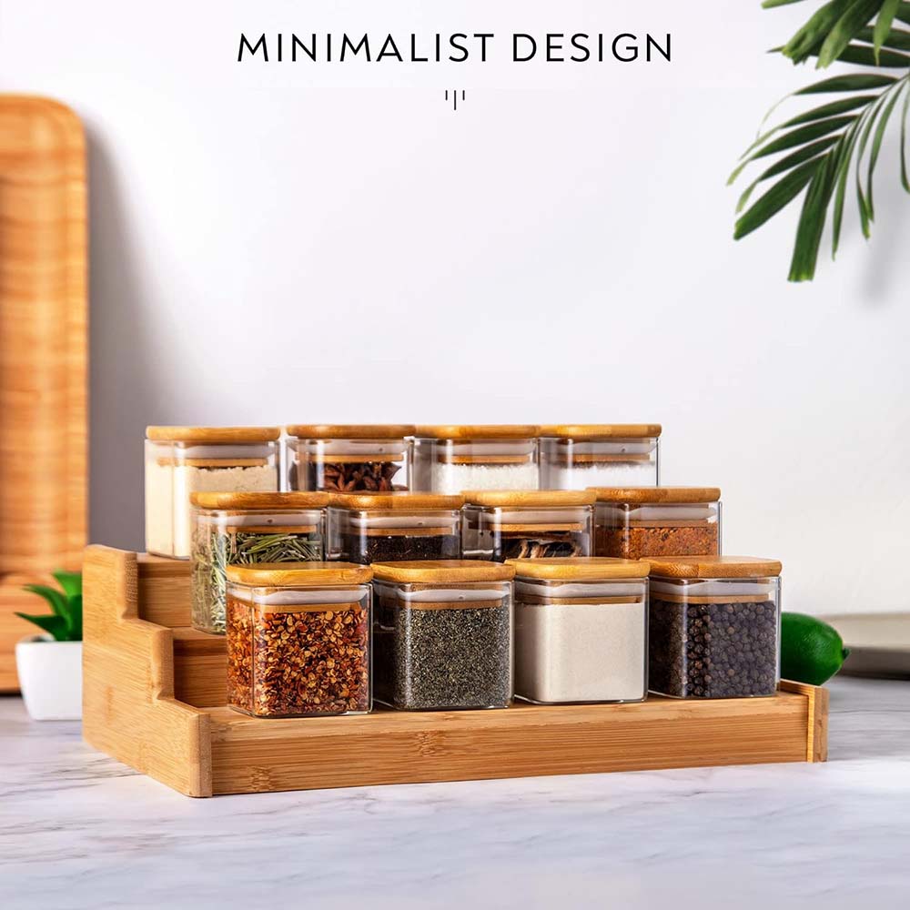 5oz Glass Jars Set with Spice  - Food Storage Glass Set review and price