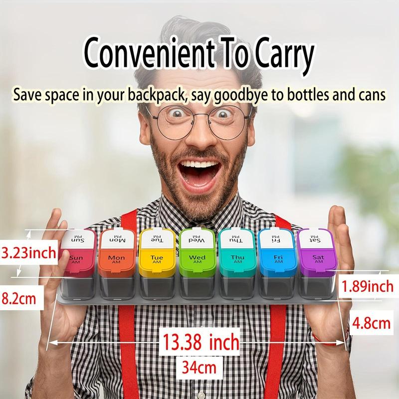 1PCS Large 7 Day Pill Organize - Food Storage Xl review and price