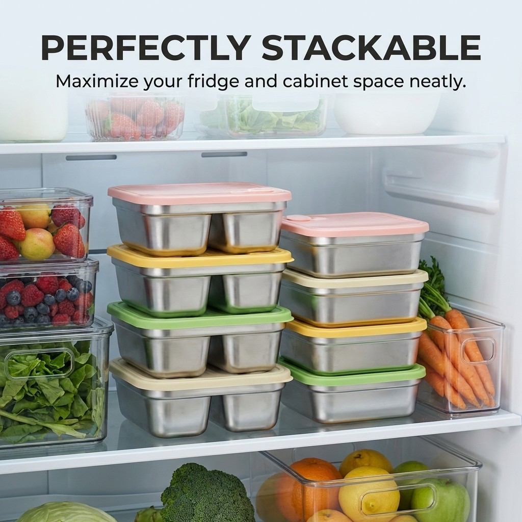 Fruit Vegetable Storage Contai - Portion Control Container review and price