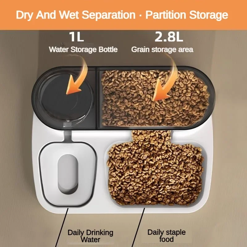 2 in 1 Pet Automatic Feeder Dr - Dog Food Storage Xl review and price