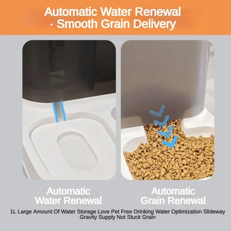 2 in 1 Pet Automatic Feeder Dr - Dog Food Storage Xl review and price
