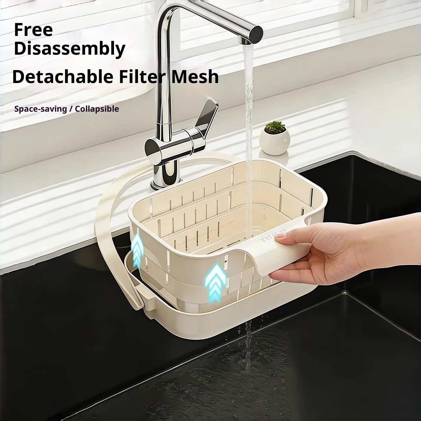 Foldable Sink Strainer Basket  - Food Storage With Colander review and price