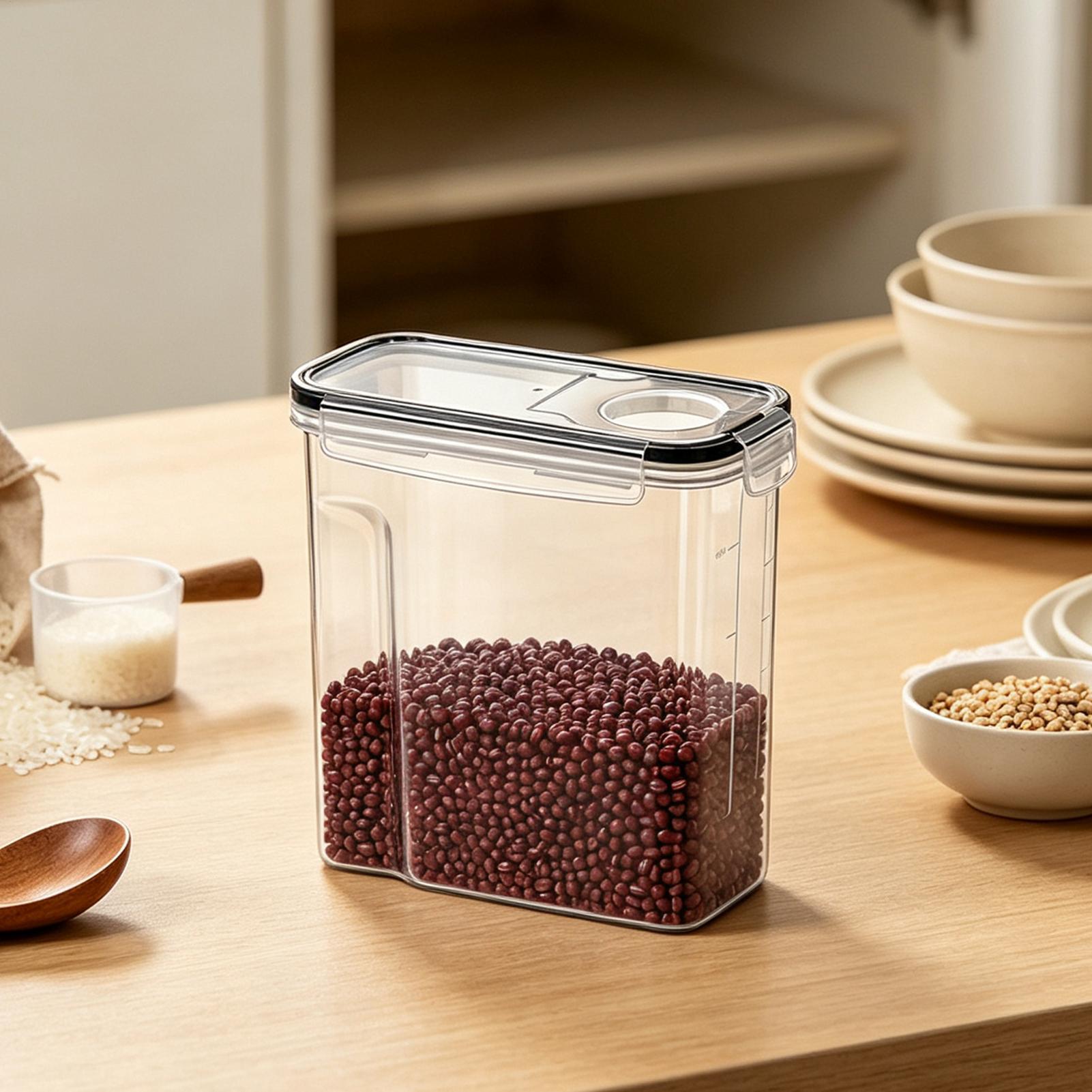 Sealed Grain Dispenser Food St - Food Storage Plastic Container review and price