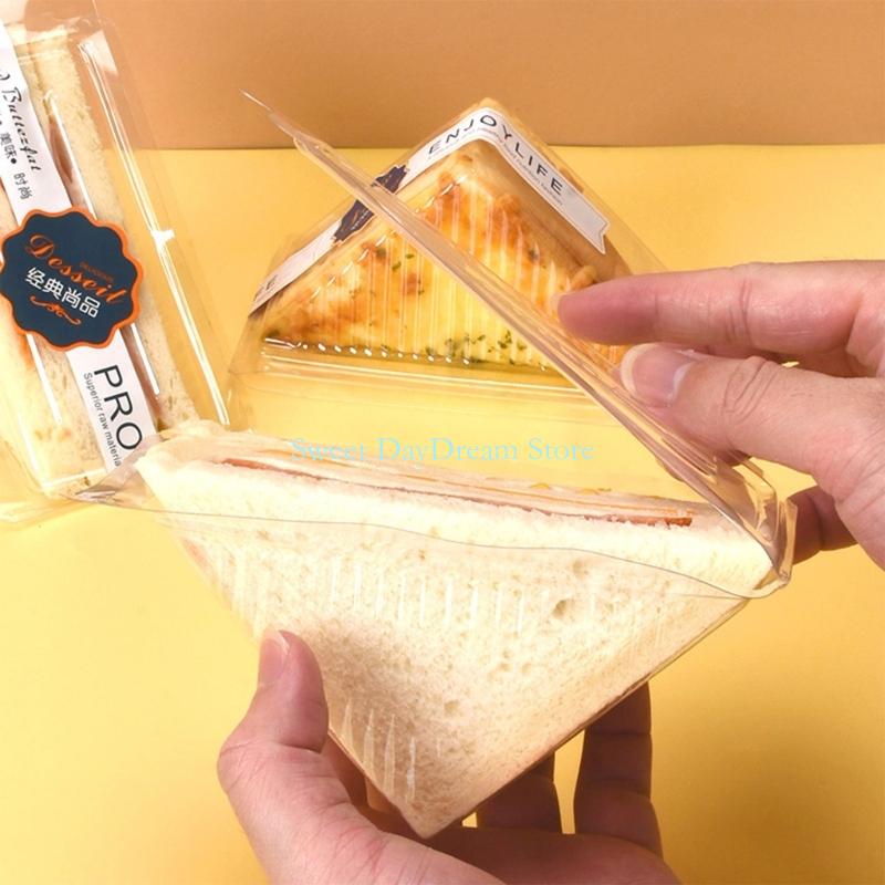 Y88C Pack of 100 PET Sandwich  - Food Storage Plastic Container review and price