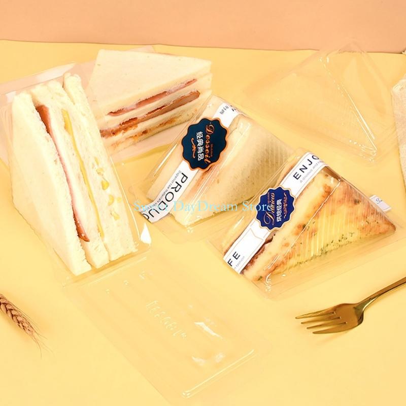 Y88C Pack of 100 PET Sandwich  - Food Storage Plastic Container review and price