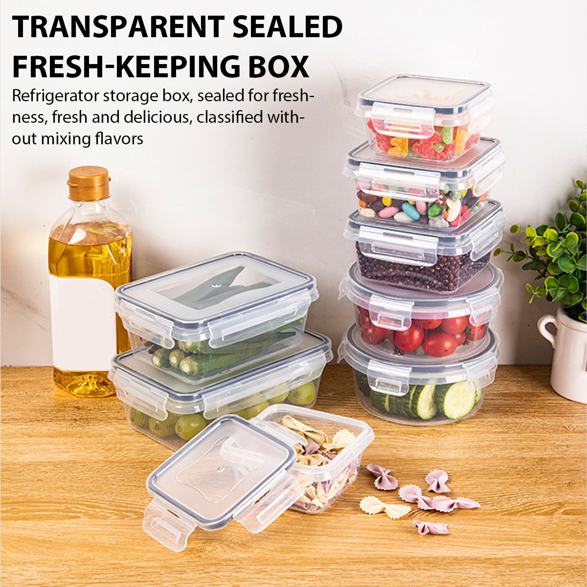 24Pcs/set Food Storage Box Set - Food Storage Kitchen Container Set review and price