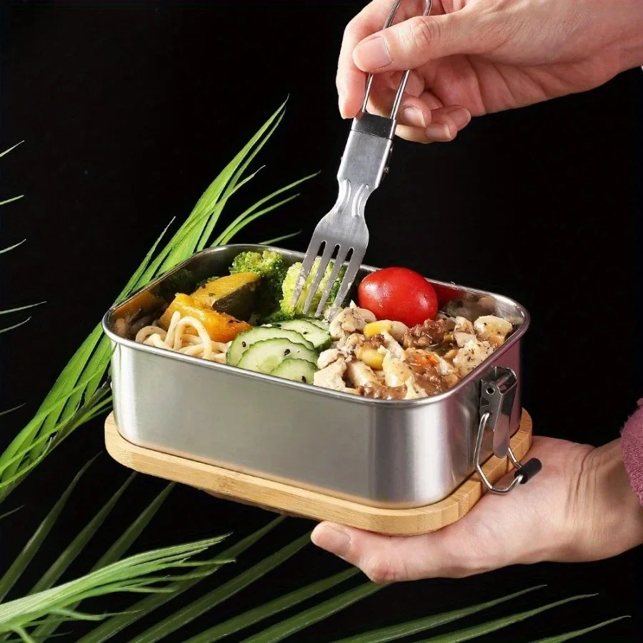 New 304 Stainless Steel Bamboo - Food Storage With Colander review and price