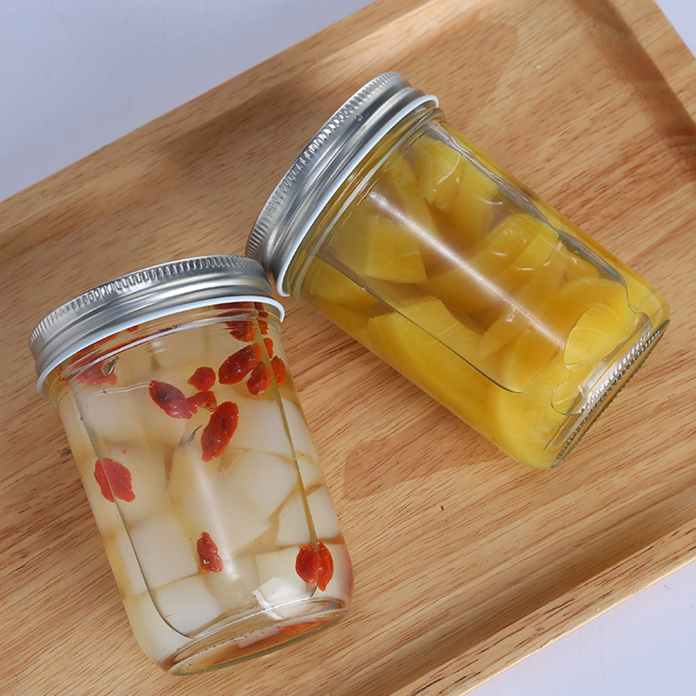 4Pcs Jam Canning Jars Glass Se - Food Storage Plastic Container review and price