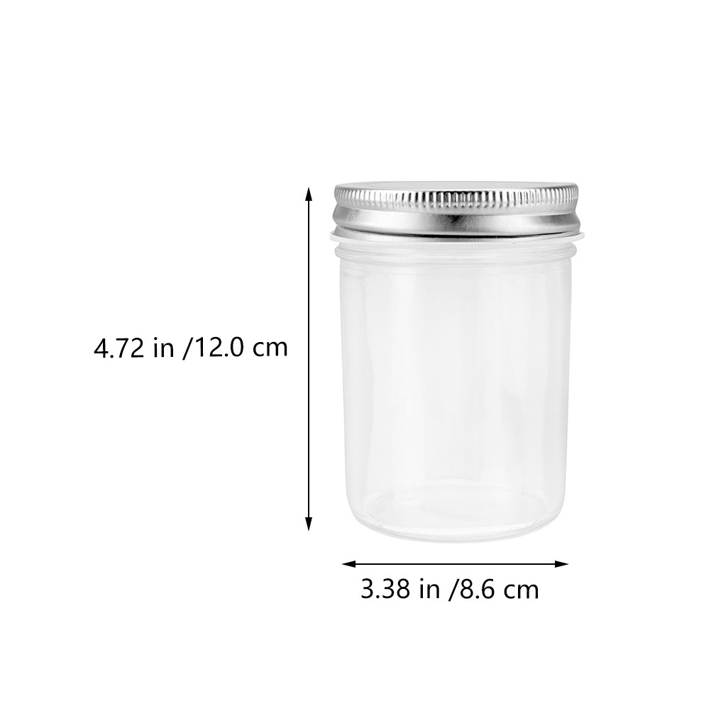 4Pcs Jam Canning Jars Glass Se - Food Storage Plastic Container review and price