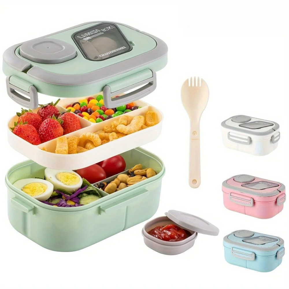 Bento Lunch Box Salad Containe - Glass Meal Prep Container review and price