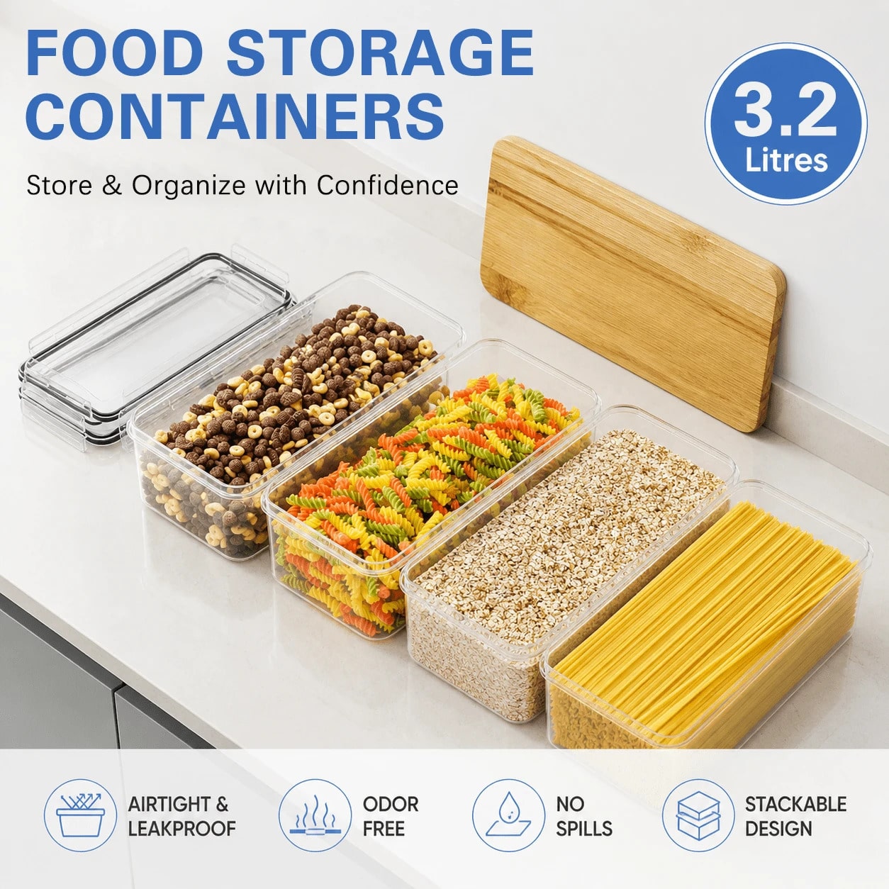 Large Airtight Food Storage Co - Food Storage Kitchen Container Set review and price