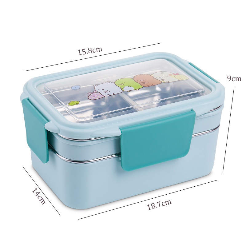 With Random Pattern Cartoon Lu - Glass Meal Prep Container review and price