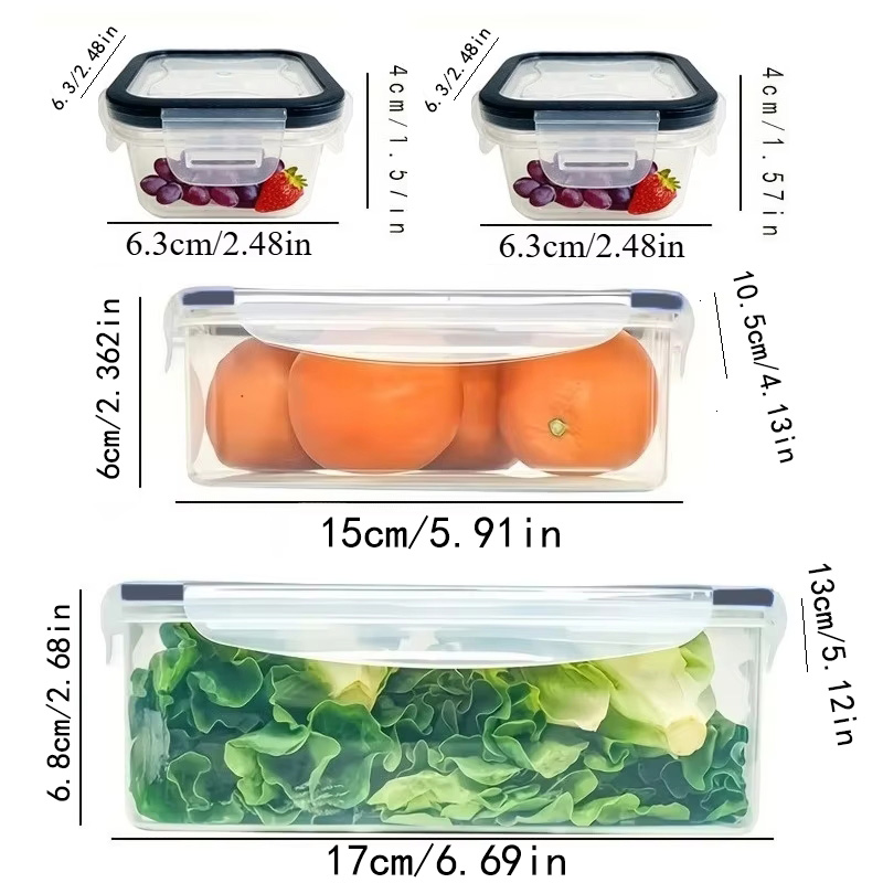 8Pcs Set Includes 4 Containers - Food Storage Kitchen Container Set review and price