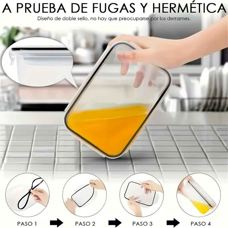 8Pcs Set Includes 4 Containers - Food Storage Kitchen Container Set review and price