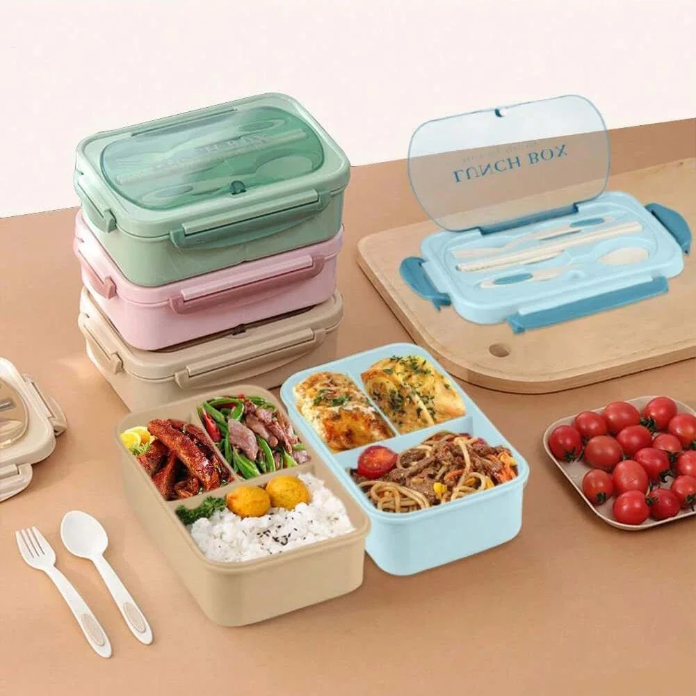 Bento Box Adult Lunch Box, Con - Glass Meal Prep Container review and price