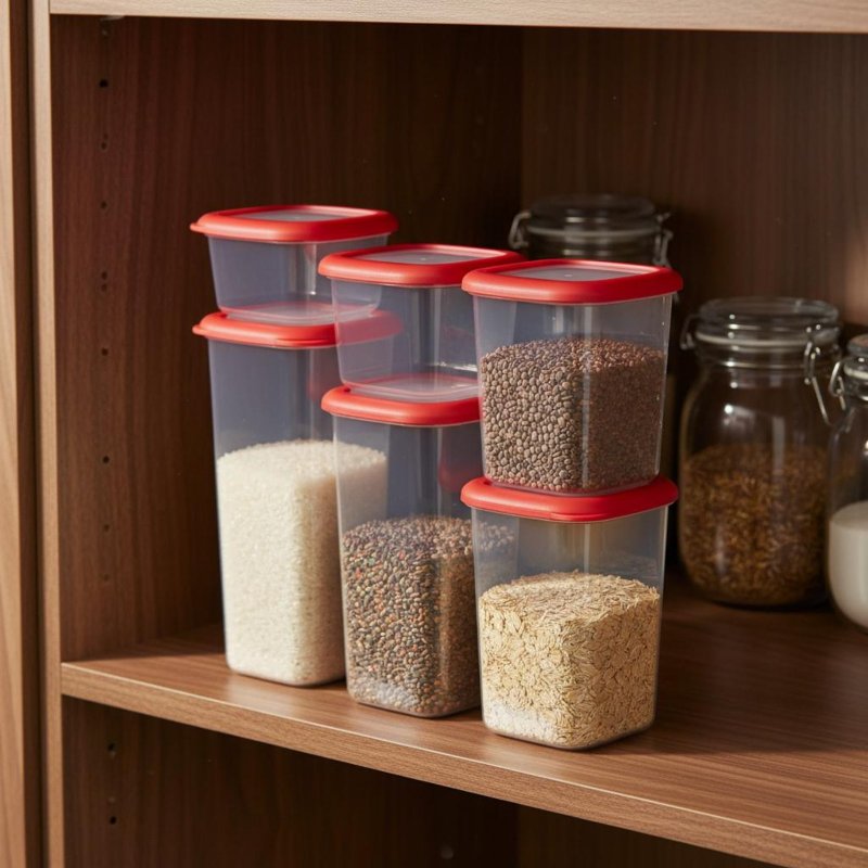 6 Pieces Airtight Food Storage - Food Storage Plastic Container review and price