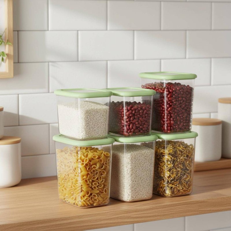6 Pieces Airtight Food Storage - Food Storage Plastic Container review and price
