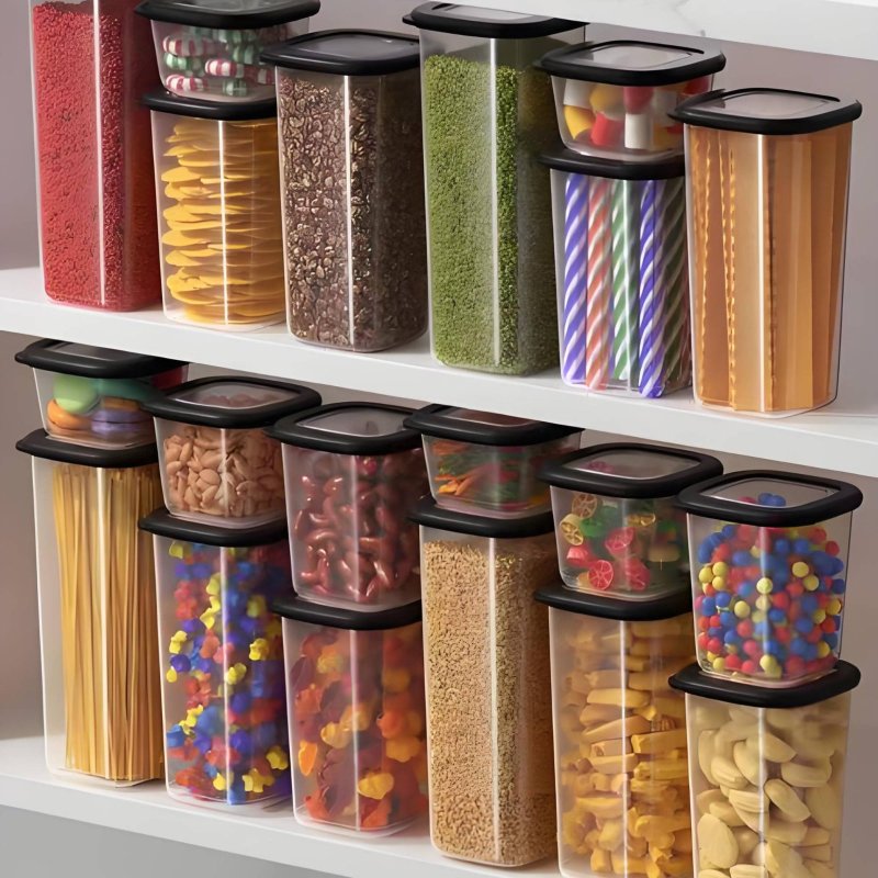 6 Pieces Airtight Food Storage - Food Storage Plastic Container review and price