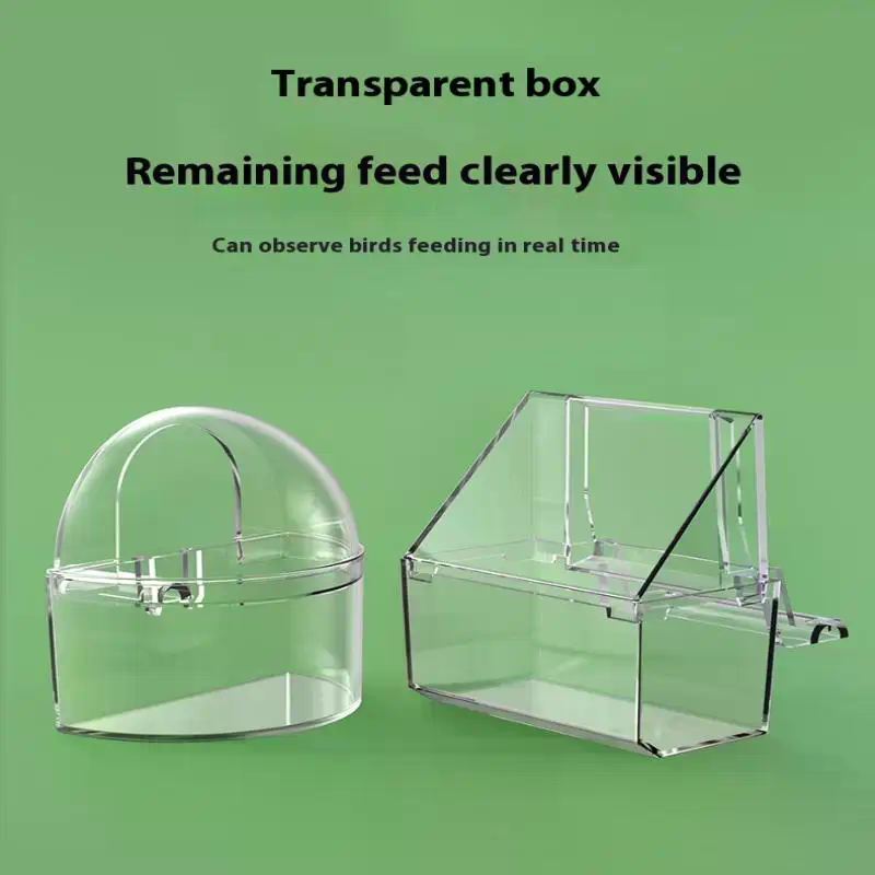 Transparent Parrot Feeder Bird - Portion Control Container review and price