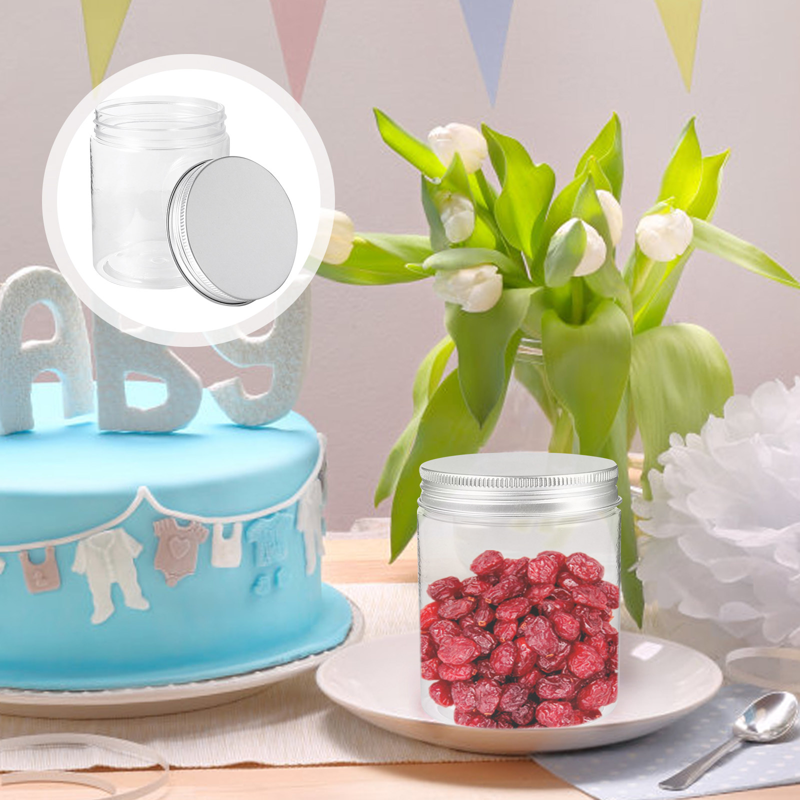 12Pcs Plastic Storage Jars Sea - Food Storage Plastic Container review and price