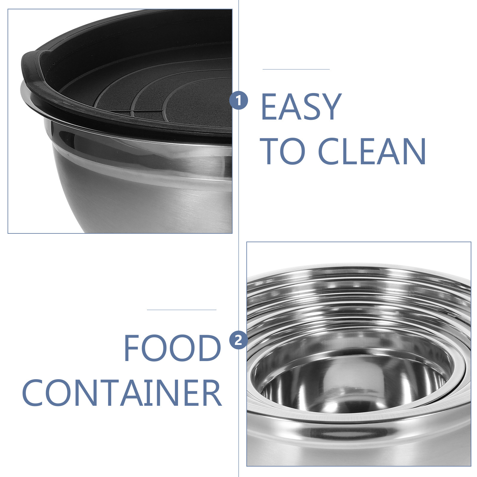 1Set Stackable Nesting Stainle - Food Storage Kitchen Container Set review and price