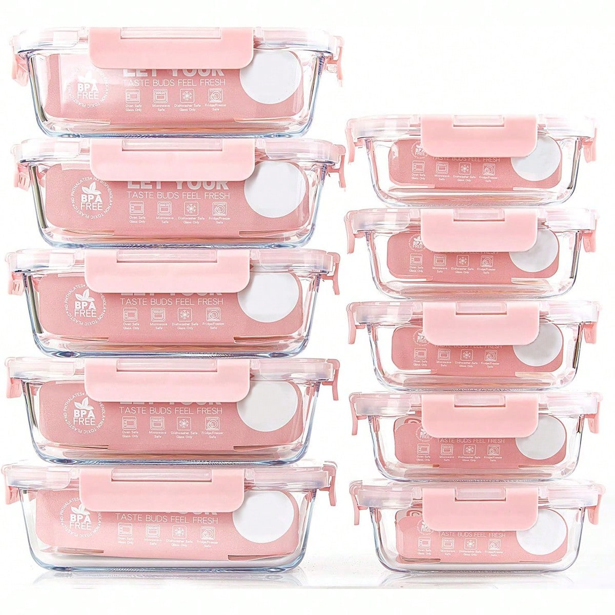 10 Pack Glass Meal Prep Contai - Glass Meal Prep Container review and price