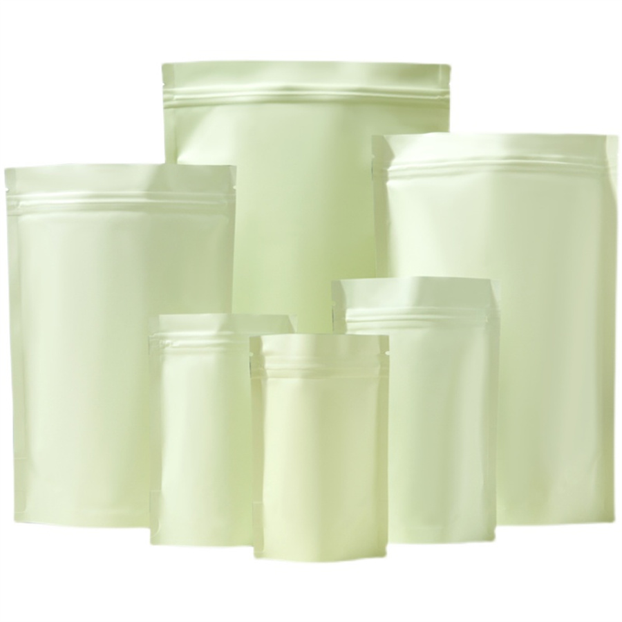 50/100PCS Matte Pale Yellow Zi - Food Storage Bag review and price