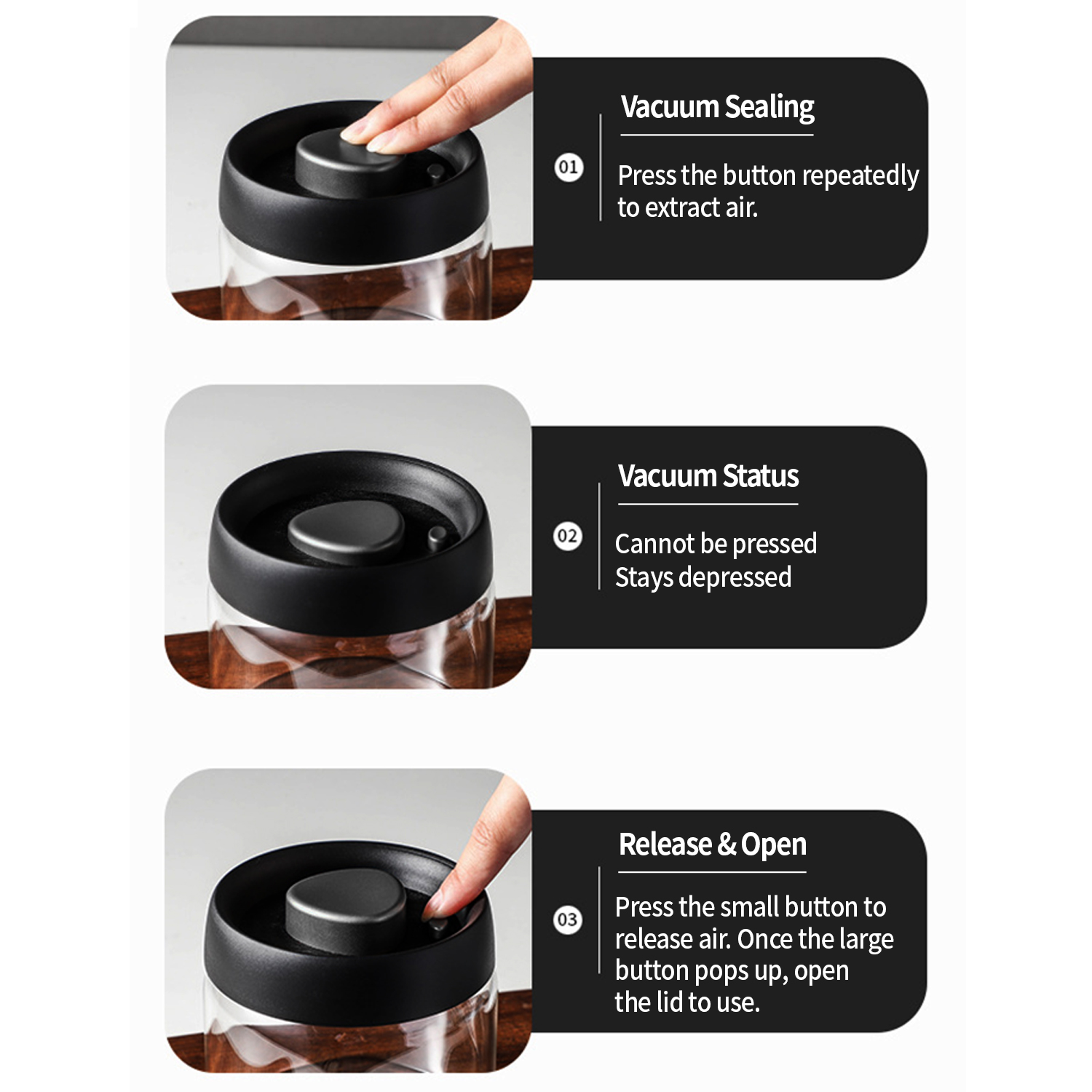 OANKR Vacuum Coffee Canister 5 - Food Storage Warehouse review and price
