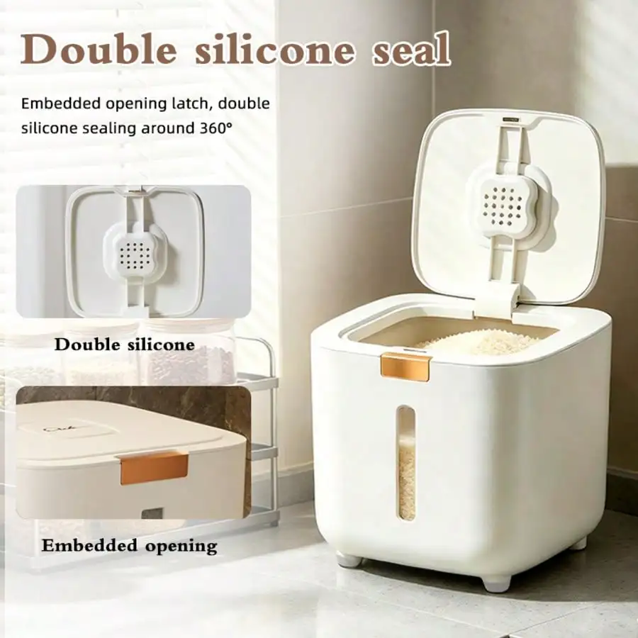 Shenghuochuangyi Rice Storage  - Food Storage Kitchen Container Set review and price