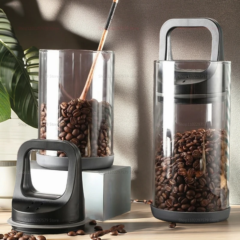 Coffee Beans Vacuum Sealed Tan - Food Storage Glass Set review and price