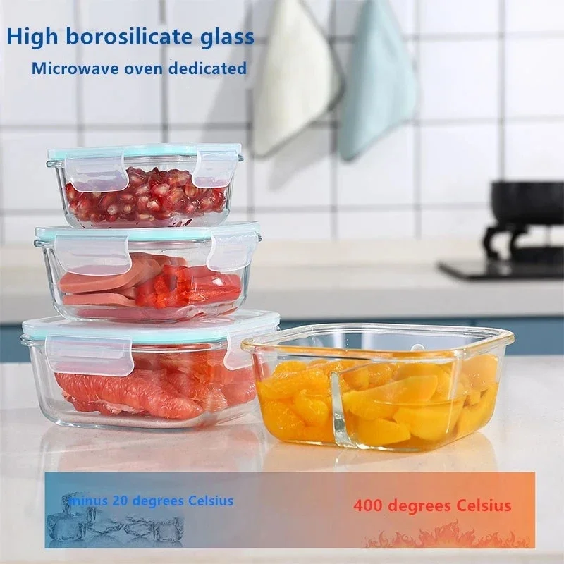 Glass Fresh-Keeping Box High B - Glass Meal Prep Container review and price